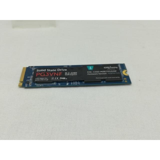 中古】CFD PG3VNF（CSSD-M2B2TPG3VNF） 2TB/M.2 2280(PCIe4.0 NVMe