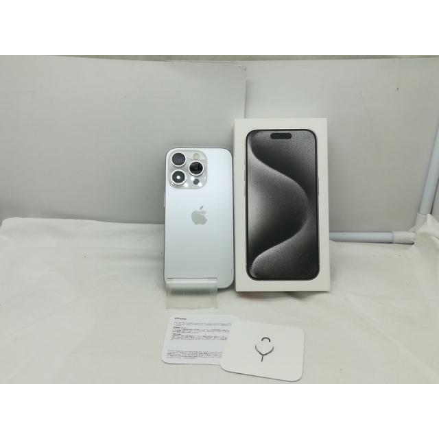 中古】Apple 国内版 【SIMフリー】 iPhone 15 Pro 256GB ホワイト