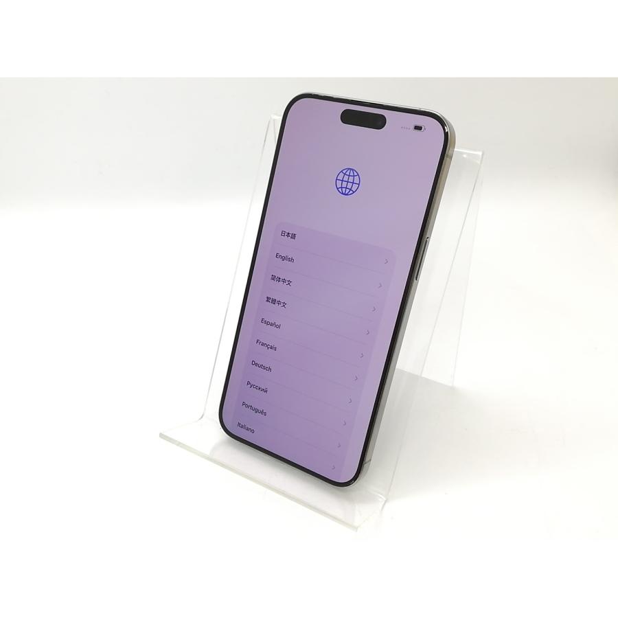 【中古】Apple 国内版 【SIMフリー】 iPhone 15 Pro Max 256GB ナチュラルチタニウム MU6R3J/A【秋葉4号】保証期間１ヶ月【ランクB】の画像