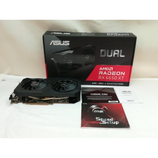 中古】ASUS DUAL-RX6650XT-O8G RX6650XT/8GB(GDDR6)【川崎】保証期間1