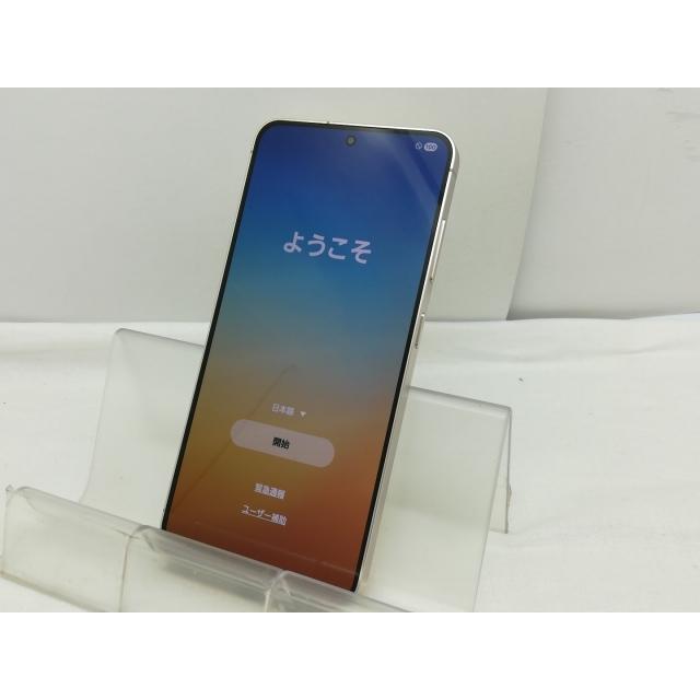 中古】SAMSUNG au 【SIMフリー】 Galaxy S24 アンバーイエロー 8GB