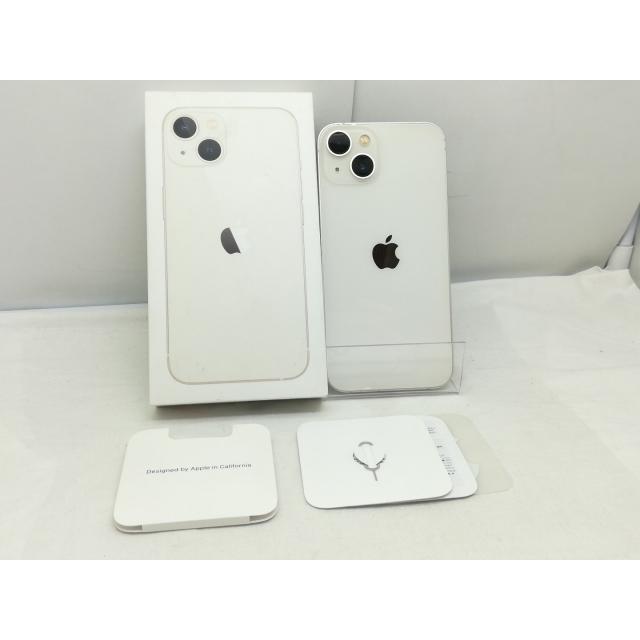【中古】Apple SoftBank 【SIMフリー】 iPhone 13 128GB スターライト MLND3J/A【川崎】保証期間１ヶ月【ランクB】の画像