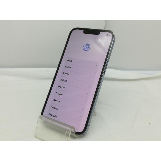 【中古】Apple au 【SIMフリー】 iPhone 13 Pro 128GB シエラブルー MLUK3J/A【川崎】保証期間１ヶ月【ランクA】の画像
