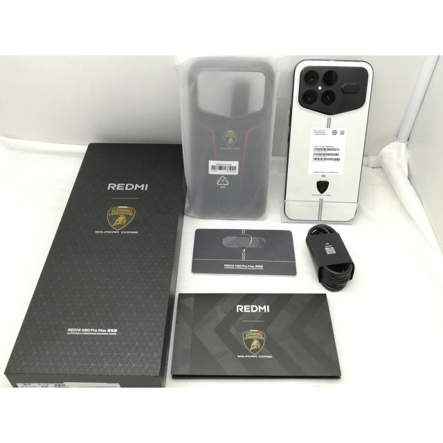 【中古】Xiaomi 【中国版】REDMI K90 ProMax AUTOMOBILI LAMBORGHINI CORSE 16GB 1TB 白色【川崎】保証期間１ヶ月【ランクA】の画像