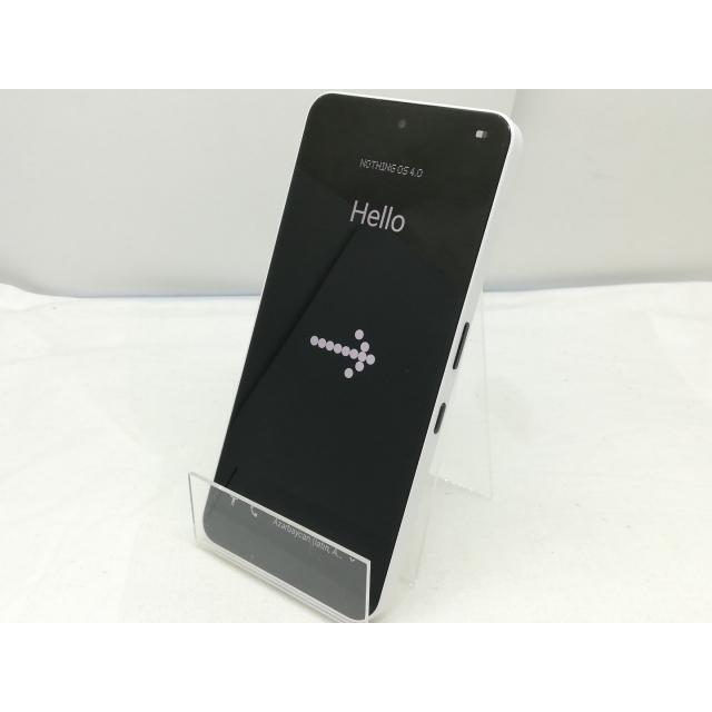 【中古】NOTHING 国内版 【SIMフリー】 Nothing Phone (3a) ホワイト 8GB 128GB【川崎】保証期間１ヶ月【ランクA】の画像