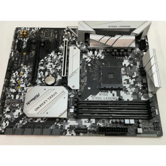 中古】ASRock B450 Steel Legend B450/AM4/ATX【川崎】保証期間1週間