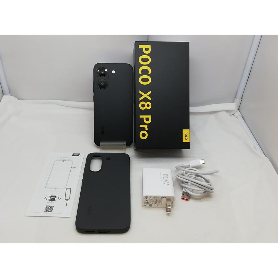 中古】Xiaomi 国内版 【SIMフリー】 POCO X8 Pro ブラック 8GB 512GB