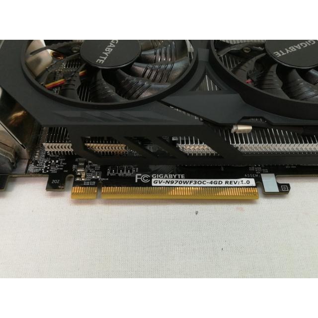 中古自作PC Ryzen3 3100 + GTX970グラフィックボード 中古】GIGABYTE GV-N970WF3OC-4GD GTX970/4GB(3.5G+0.5G)/PCI-E/OC版