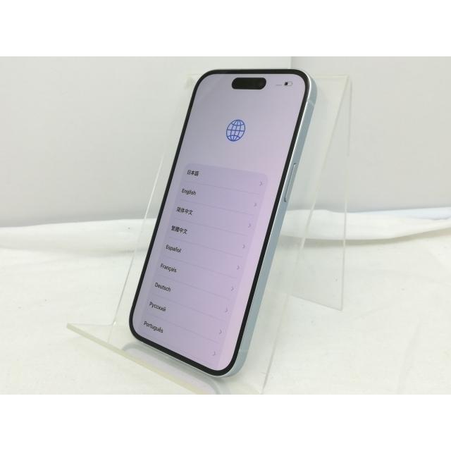 【中古】Apple docomo 【SIMフリー】 iPhone 15 128GB ブルー MTML3J/A【川崎】保証期間１ヶ月【ランクB】の画像