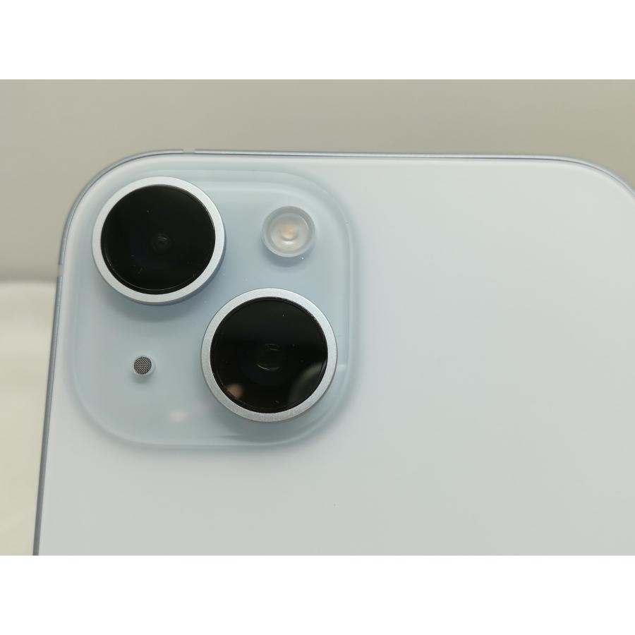 【中古】Apple docomo 【SIMフリー】 iPhone 15 128GB ブルー MTML3J/A【川崎】保証期間１ヶ月【ランクB】の画像