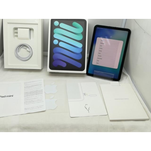 【中古】Apple 国内版 【SIMフリー】 iPad mini（第6世代/2021） 256GB スペースグレイ MK8F3J/A【川崎】保証期間１ヶ月【ランクA】の画像