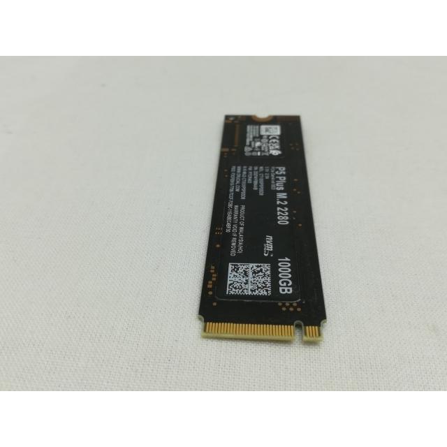 中古】Crucial P5 Plus（CT1000P5PSSD8) 1TB/M.2 2280(PCIe4.0 NVMe