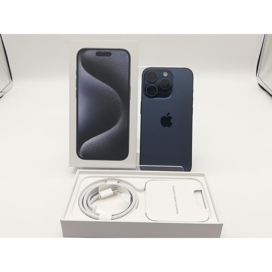 中古】Apple 国内版 【SIMフリー】 iPhone 15 Pro 256GB ブルー
