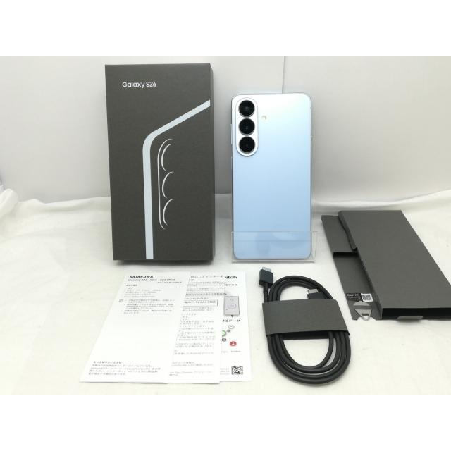 【中古】SAMSUNG 国内版 【SIMフリー】 Galaxy S26 スカイブルー 12GB 256GB【川崎】保証期間１ヶ月【ランクA】の画像