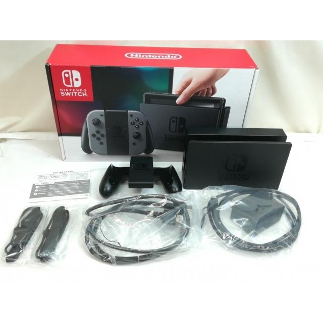 中古】Nintendo Switch 本体 Joy-Con(L)/(R) グレー HAC-S-KAAAA