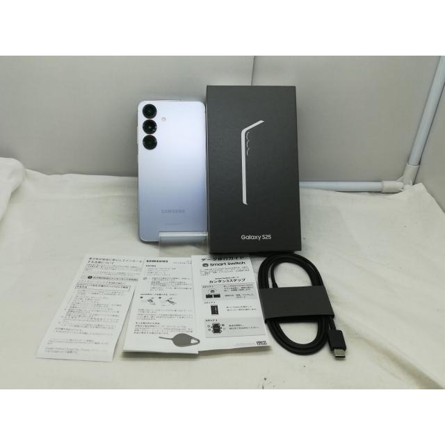 中古】SAMSUNG 国内版 【SIMフリー】 Galaxy S25 アイシーブルー 12GB