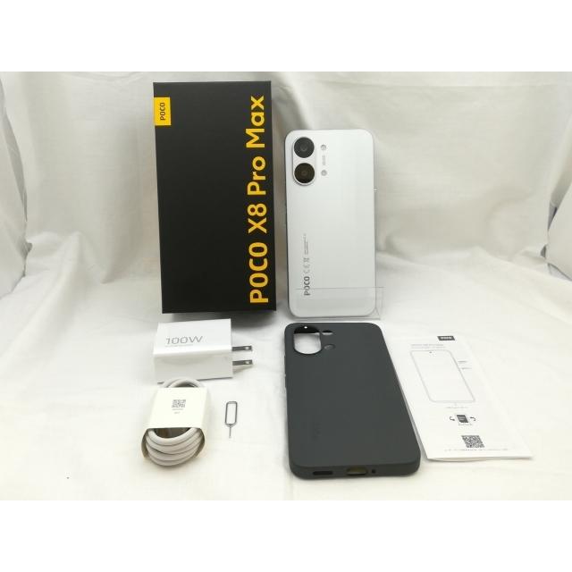中古】Xiaomi 国内版 【SIMフリー】 POCO X8 Pro Max ホワイト 12GB