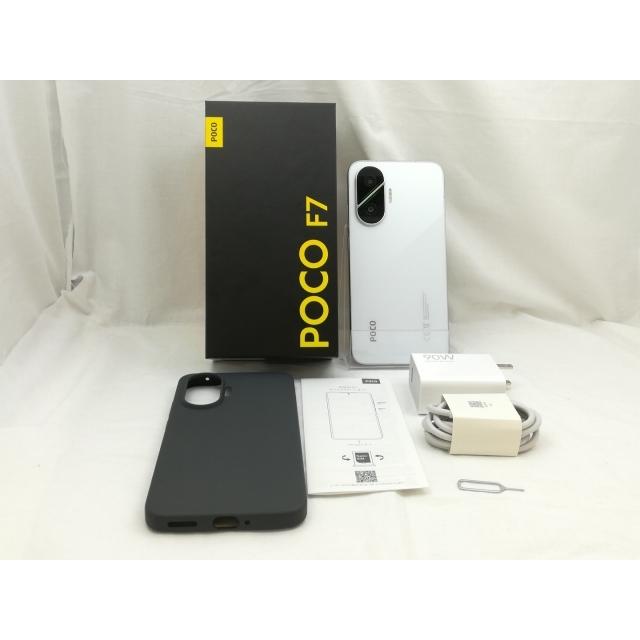 中古】Xiaomi 【SIMフリー】 Poco F7 ホワイト 12GB 256GB 25053PC47G