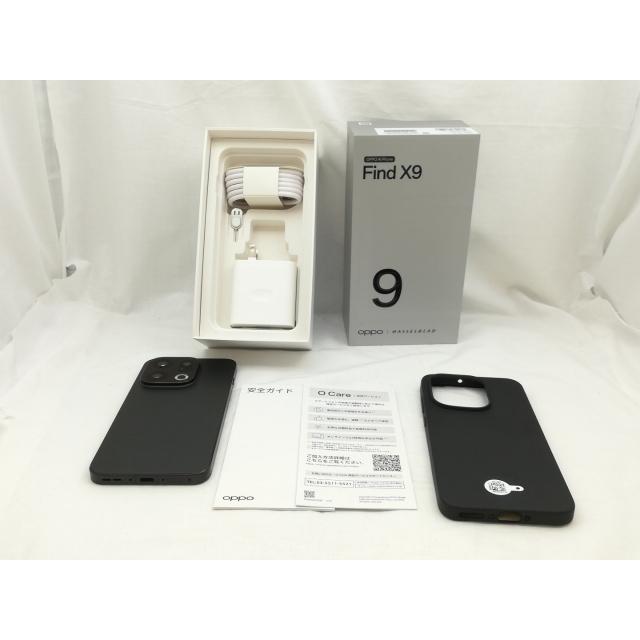 中古】Oppo 国内版 【SIMフリー】 OPPO Find X9 スペースブラック 16GB