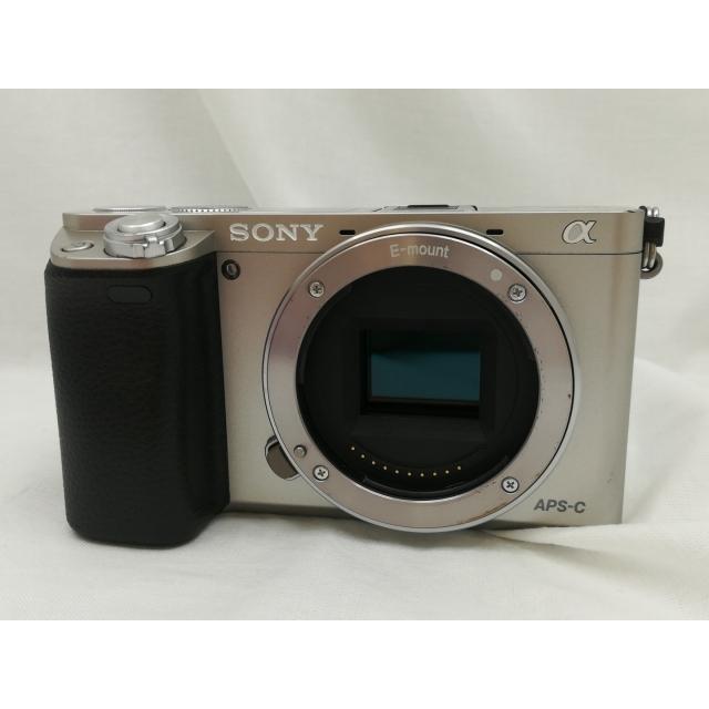 中古】SONY α6000 ボディ ILCE-6000 シルバー【川崎】保証期間1ヶ月