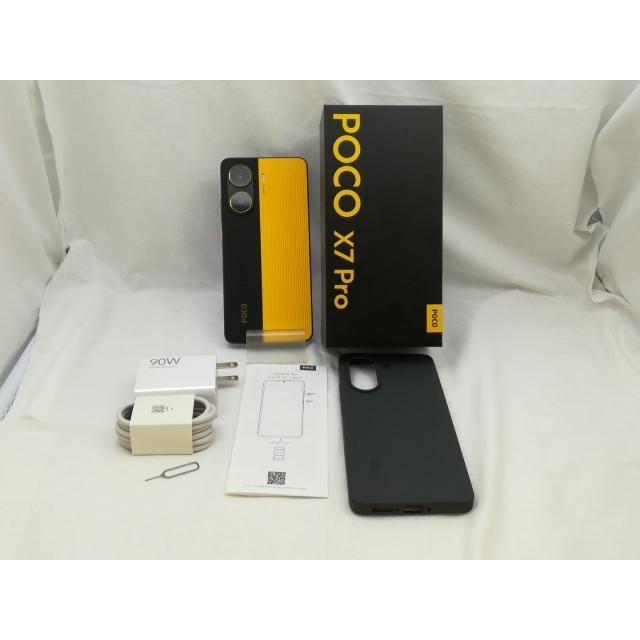 中古】Xiaomi 【SIMフリー】 Poco X7 Pro イエロー 12GB 512GB