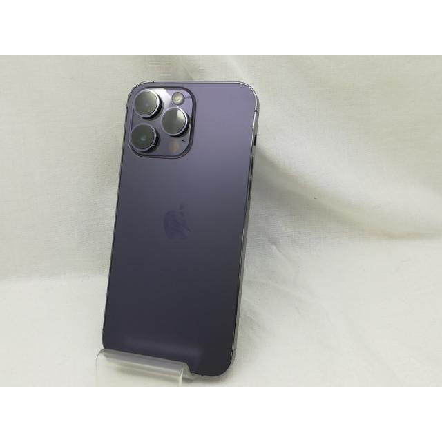 中古】Apple au 【SIMフリー】 iPhone 14 Pro Max 128GB ディープ