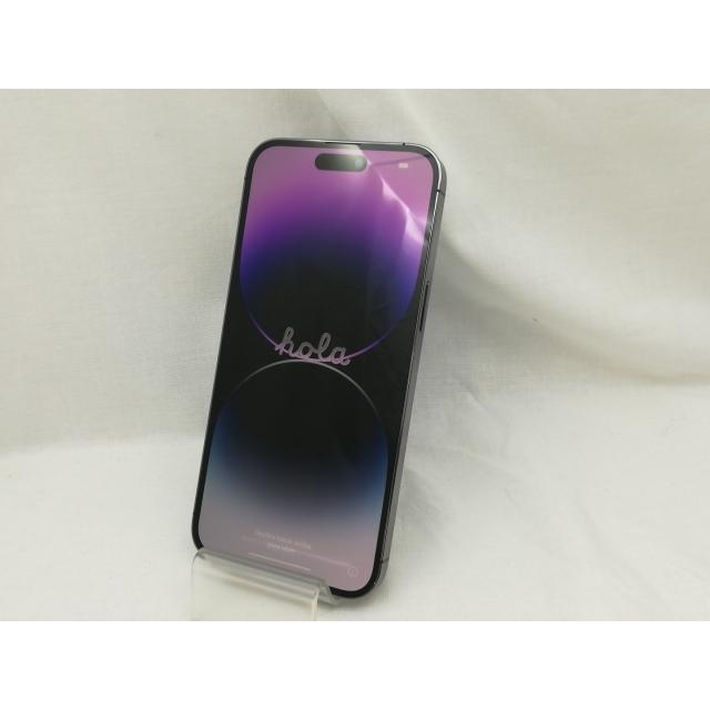 中古】Apple au 【SIMフリー】 iPhone 14 Pro Max 128GB ディープ