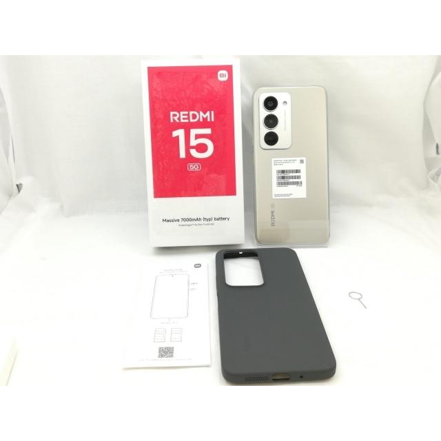 中古】Xiaomi 国内版 【SIMフリー】 REDMI 15 5G チタングレー 4GB