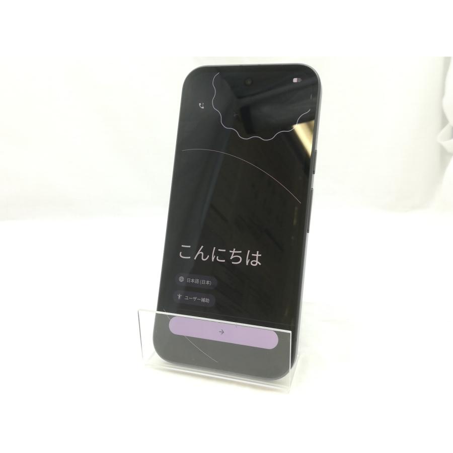 中古】Google UQmobile 【SIMフリー】 Pixel 9a オブシディアン 8GB
