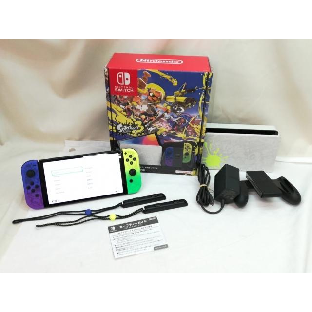 中古】Nintendo Switch 本体 (有機ELモデル) HEG-S-KCAAA スプラ