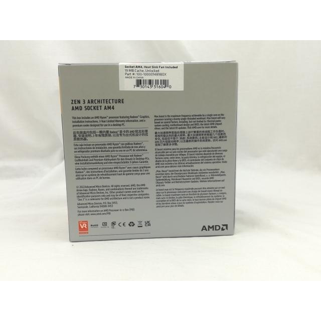 未使用】AMD Ryzen 5 5500GT (3.6GHz/TC:4.4GHz) BOX AM4/6C/12T/L3