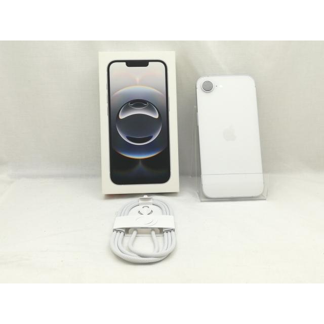 中古】Apple au 【SIMフリー】 iPhone 16e 512GB ホワイト MD274J/A
