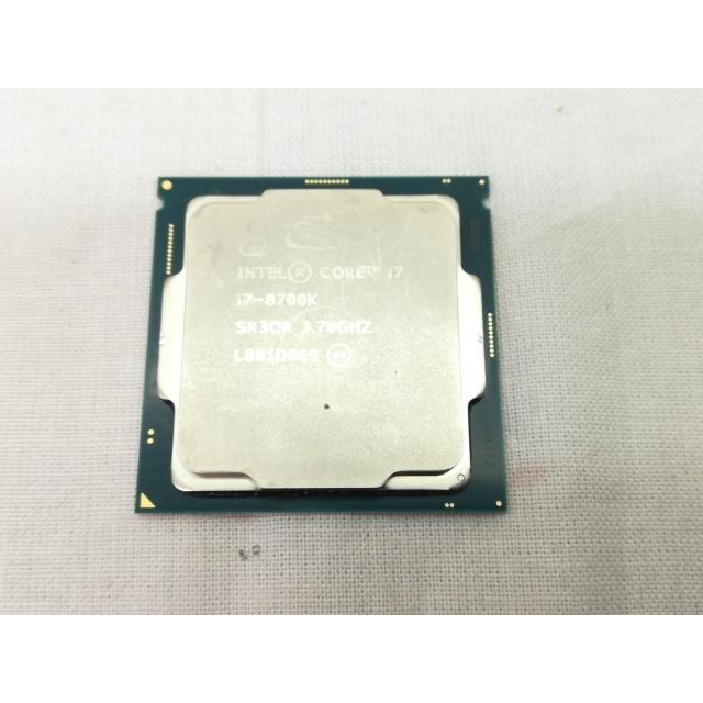 【完全動作品】【即日発送】i7-8700K 中古】Intel Core i7-8700K (3.7GHz/TB:4.7GHz) bulk LGA1151/6C/12T
