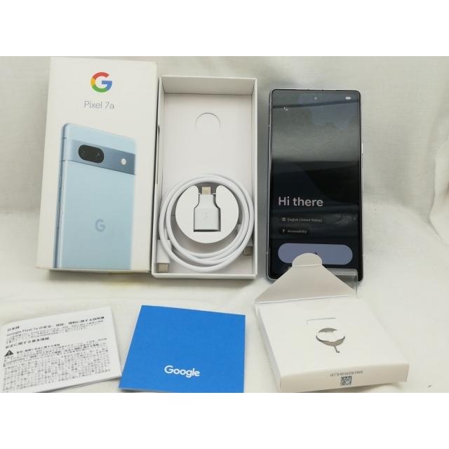 中古】Google au 【SIMフリー】 Pixel 7a シー 8GB 128GB G82U8【川崎