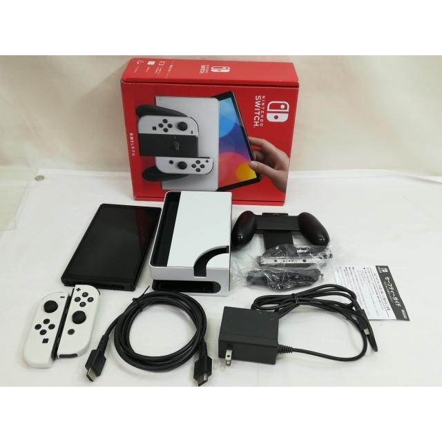 中古】Nintendo Switch 本体 (有機ELモデル) HEG-S-KAAAA ホワイト