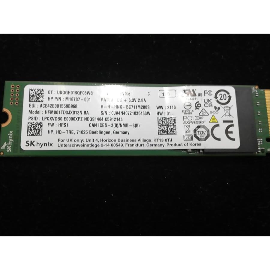 中古】各社 1TB SSD (M.2 2280/PCIe3.0 NVMe)【川崎】保証期間1週間