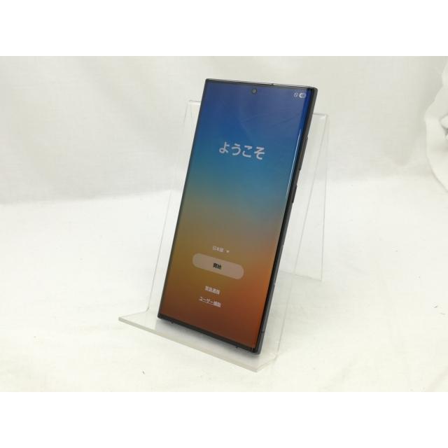 中古】SAMSUNG au 【SIMフリー】 Galaxy S22 Ultra ファントムブラック