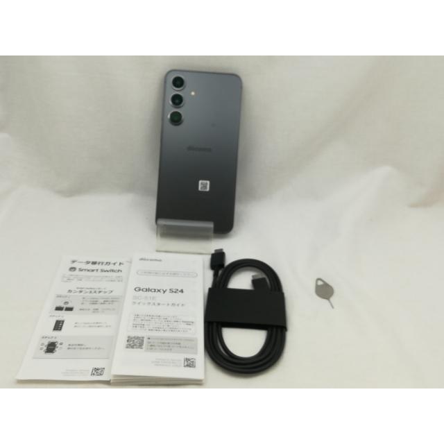中古】SAMSUNG docomo 【SIMフリー】 Galaxy S24 オニキスブラック 8GB