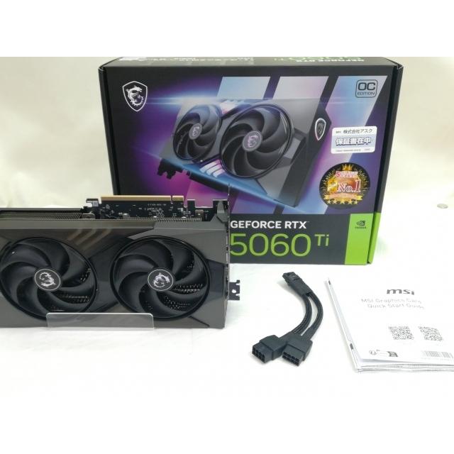 中古】MSI GeForce RTX 5060 Ti 8G GAMING OC RTX5060Ti/8GB(GDDR7