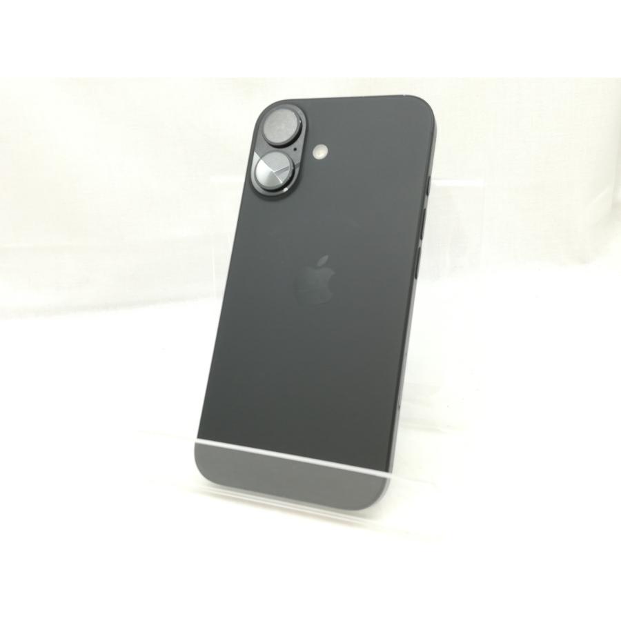 中古】Apple docomo 【SIMフリー】 iPhone 16 256GB ブラック MYDW3J/A
