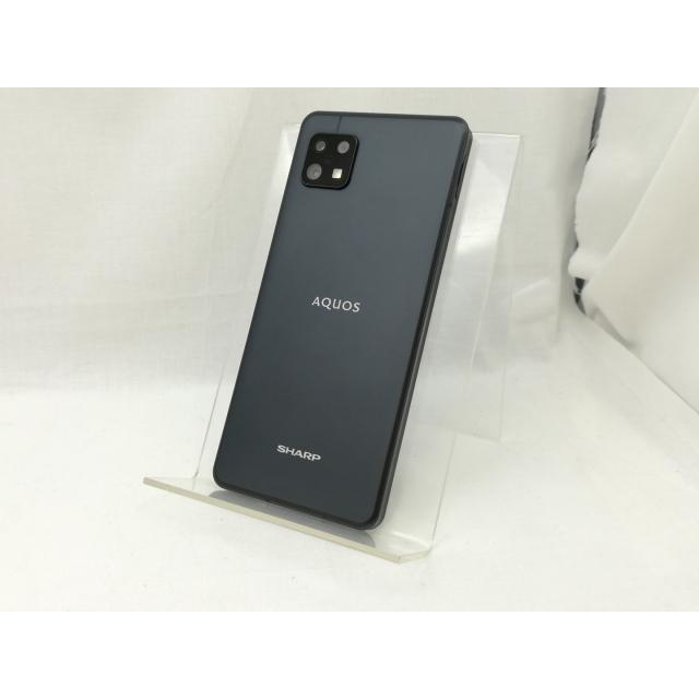 中古】SHARP 国内版 【SIMフリー】 AQUOS Sense6 ブラック 6GB 128GB