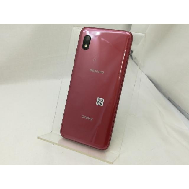 中古】SAMSUNG docomo 【SIMロックあり】 Galaxy A21 レッド 3GB 64GB