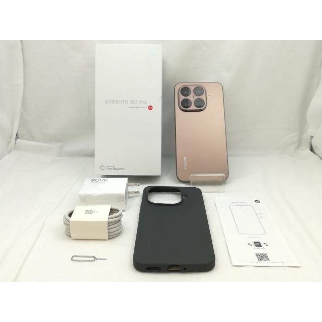 中古】Xiaomi 国内版 【SIMフリー】 Xiaomi 15T Pro モカゴールド 12GB