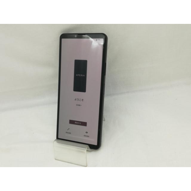 中古】SONY au 【SIMフリー】 Xperia 10 IV ブラック 6GB 128GB SOG07