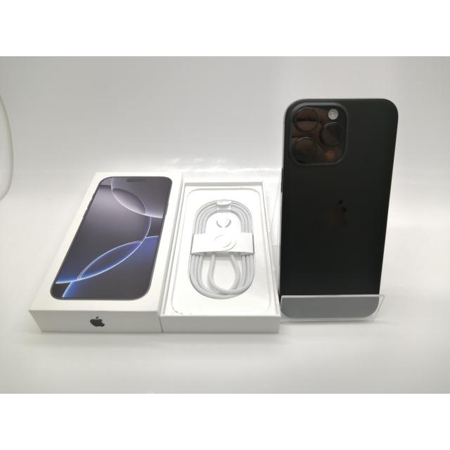 中古】Apple 国内版 【SIMフリー】 iPhone 16 Pro Max 512GB ブラック