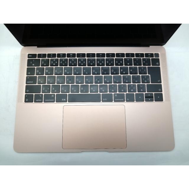 【中古】Apple MacBook Air 13インチ Corei5:1.6GHz 256GB ゴールド MREF2J/A (Late 2018)【秋葉5号】保証期間１ヶ月【ランクC】の画像