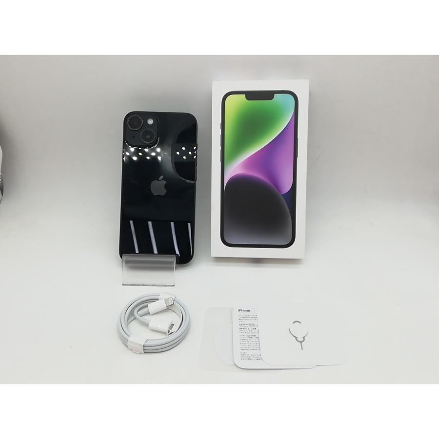 中古】Apple au 【SIMフリー】 iPhone 14 128GB ミッドナイト MPUD3J/A