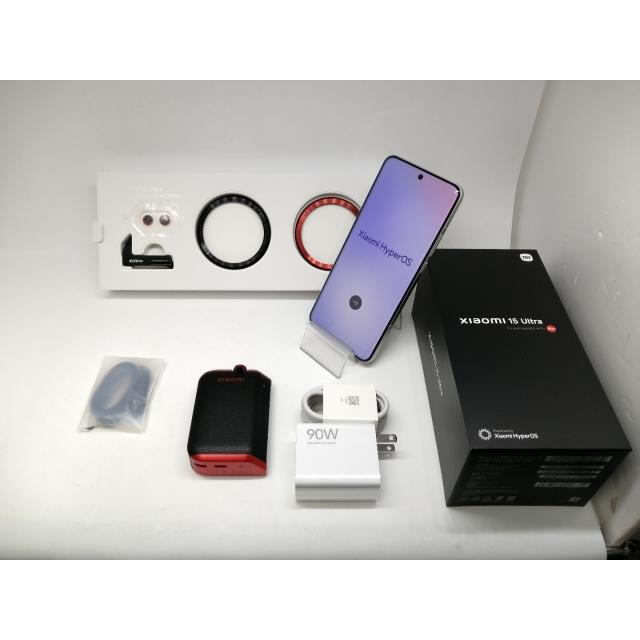 【中古】Xiaomi 国内版【SIMフリー】 Xiaomi 15 Ultra (フォトグラフィーキット付き) シルバークローム 16GB 1TB【秋葉5号】保証期間１ヶ月【ランクA】の画像