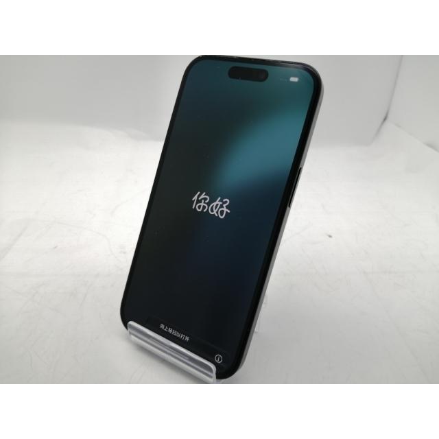 iPhone15Plus 128GB デモ機 ブラック 100% iOS17.0 APPLE 【Cランク 