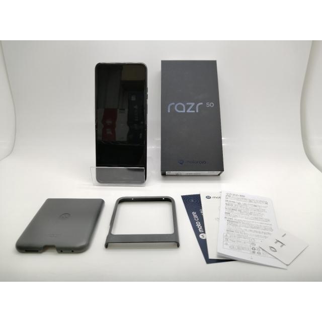 中古】MOTOROLA 国内版 【SIMフリー】 motorola razr 50 コアラ